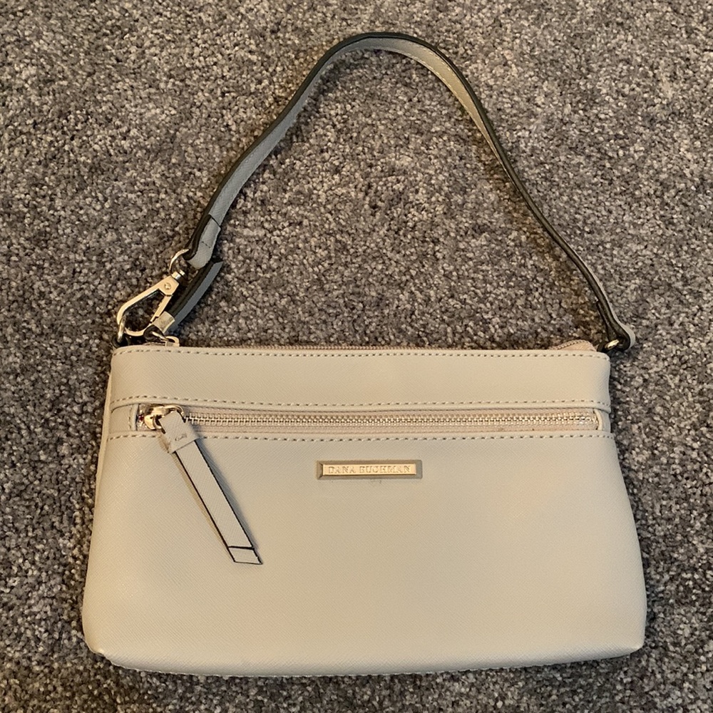 NWOT Dana Bachman gray wristlet
